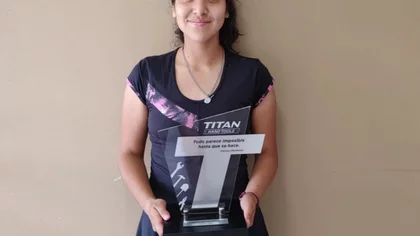 Daiara Valenzuela se alzó con el Premio Titán