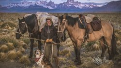 Histórico: una mujer cruzó la Patagonia a caballo
