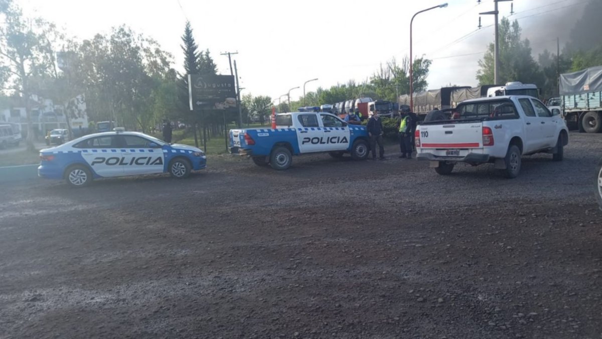 Desocupados cortaron Ruta 7 y fueron desalojados por la Policía