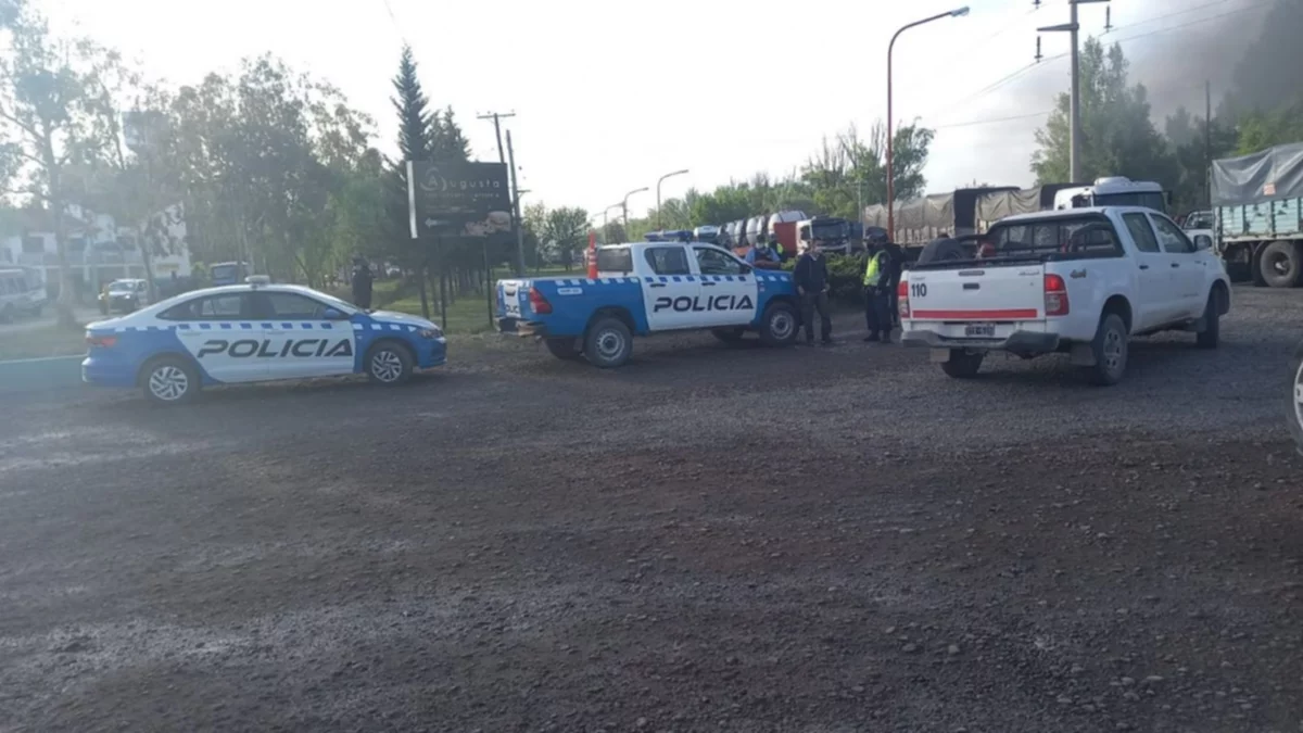 Desocupados cortaron Ruta 7 y fueron desalojados por la Policía