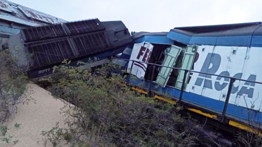 Descarriló el tren que transportaba insumos para Vaca Muerta