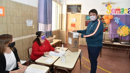 Votó Gaido, y pidió por la participación de los jóvenes
