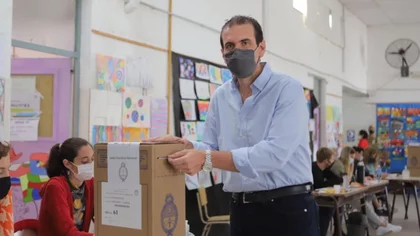Pablo Cervi votó "confiado"