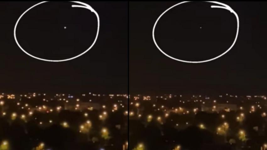OVNI voló bajito en Neuquén y asombró con sus luces