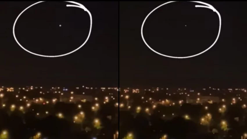 OVNI voló bajito en Neuquén y asombró con sus luces