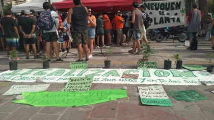La marcha de la marihuana se expresó también en Neuquén
