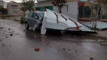 Fuerte tormenta en Cipolletti provocó destrozos