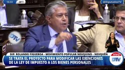 Figueroa apoyó el cambio en Bienes Personales