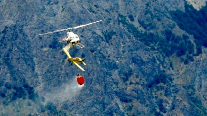 Faltan aeronaves para combatir los incendios