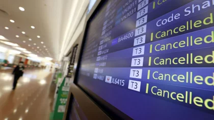 Cancelaron unos 4.500 vuelos por los contagios de Ómicron
