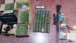 Laila y Rita encontraron droga en Las Grutas