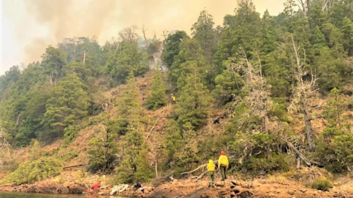 Incendios: prevén una crítica jornada en la zona de Bariloche