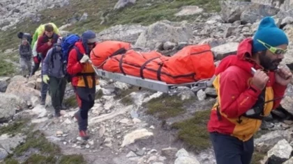 Avalancha en El Chaltén: murió un turista alemán