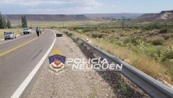 Grave accidente en moto de dos policías en la ruta 237