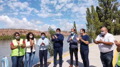 Inauguración: el paseo costero del río Limay sigue creciendo