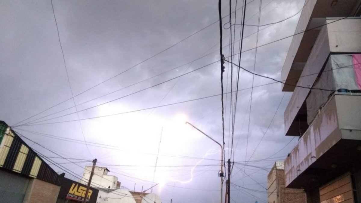 Domingo con tormentas en la región del Alto Valle