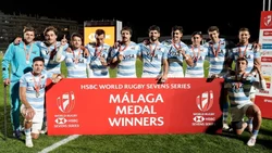 Los Pumas seven, subcampeones en España