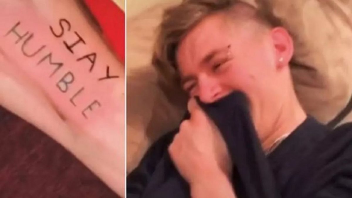¡Un tatuador se las mando!: grave error de ortografía