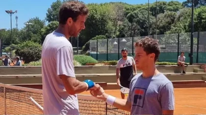 Del Potro entrena con Schwartzman, mientras define su futuro