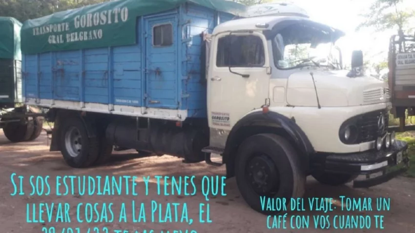 "Me invitas un café cuando te recibas": mudanza sin cobrar