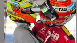 Nicole probó un karting, ¿se animará a correr en Viedma?