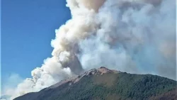Una nube de humo cubrió Bariloche
