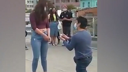 Propuso casamiento en San Valentín y le rompieron el corazón
