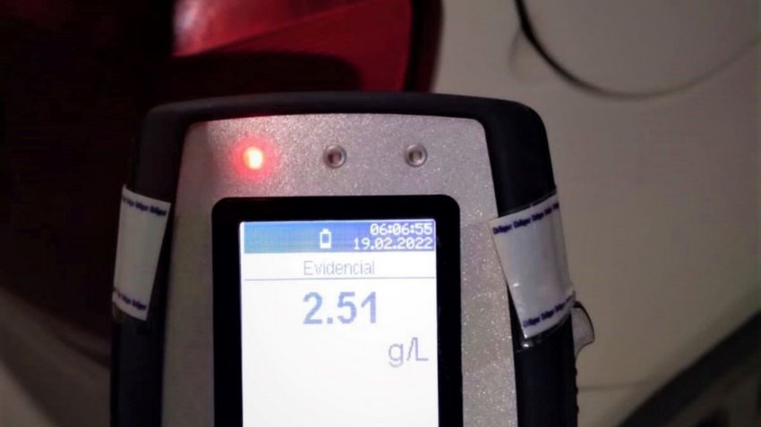 Entre tantos ebrios, uno manejaba con 2,51 de alcohol
