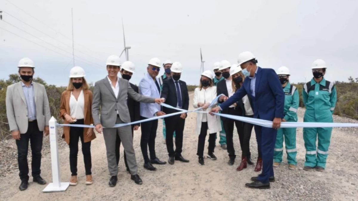 Inauguraron el Parque Eólico Cañadón, en Santa Cruz