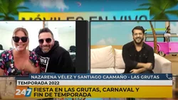 Nazarena Vélez y Santiago Caamaño despiden la temporada