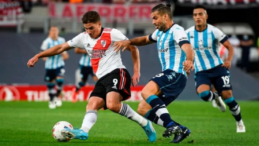 River descendió su rendimiento y Racing se lo empató