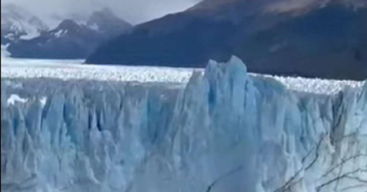 Video: impresionante derrumbe en el glaciar Perito Moreno