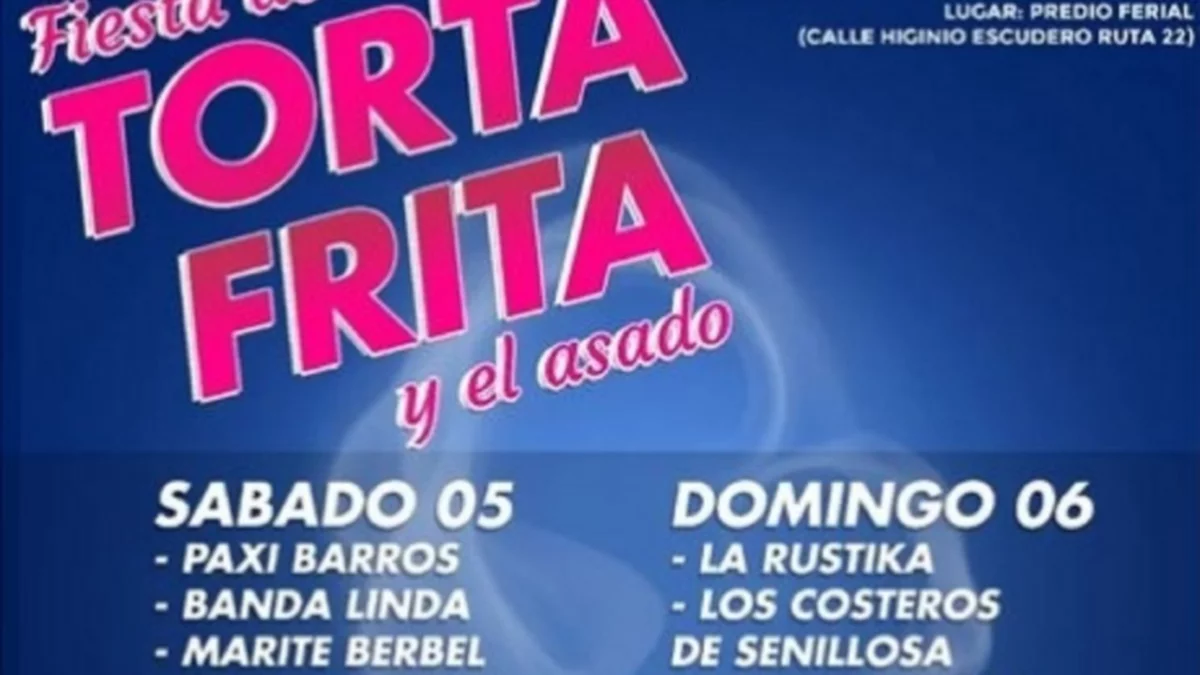 Se realizará la 1° Fiesta de la Torta Frita y el Asado de Senillosa