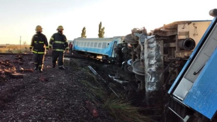 Descarriló un tren en Olavarría y hay 20 heridos