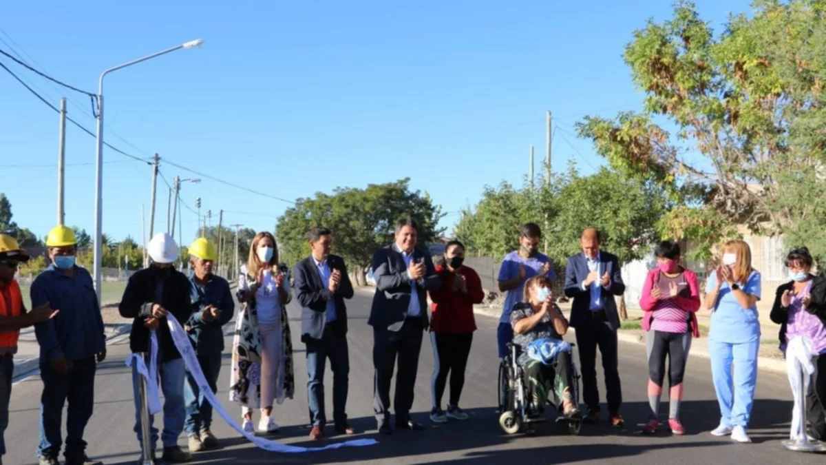 La calle Tronador suma 10 cuadras más de asfalto