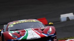 Manu Urcera probó una Ferrari en Monza