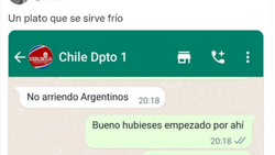 "No arriendo a argentinos", le dijeron y ella se vengó
