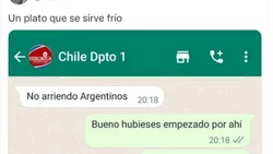 "No arriendo a argentinos", le dijeron y ella se vengó