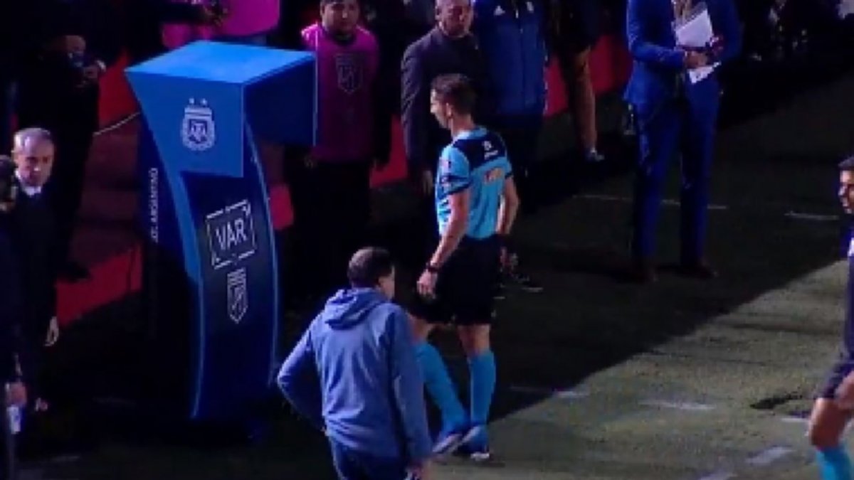 Así fue el debut del VAR en el fútbol Argentino