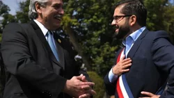 El presidente chileno Gabriel Boric llegó a Argentina