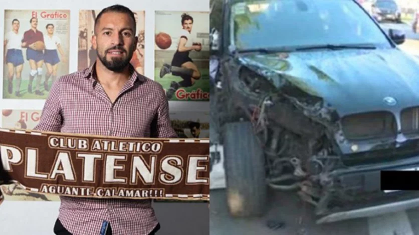 Un futbolista chocó y la alcoholemia le dio 1,62