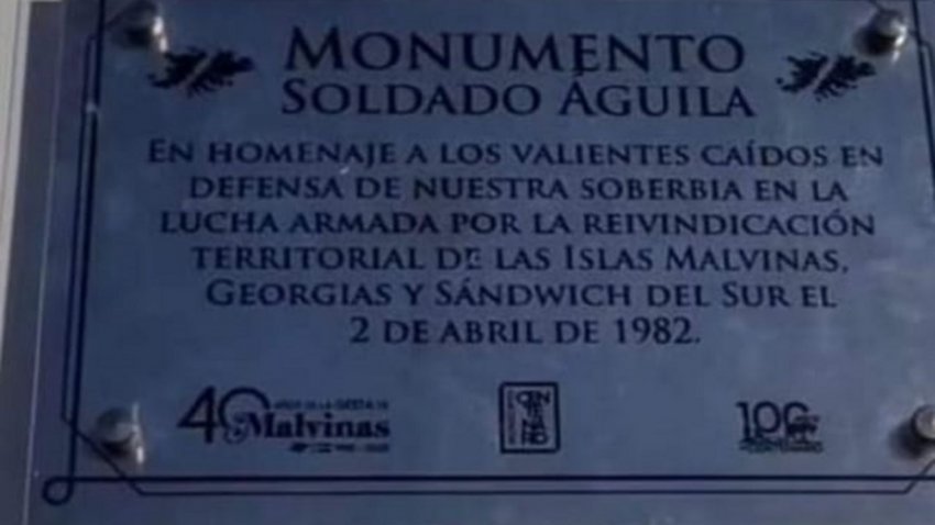 Repudiable error del municipio en homenaje a los caídos en Malvinas