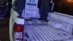 Se le rompió la camioneta con 12 kilos de cocaína en la caja
