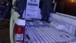 Se le rompió la camioneta con 12 kilos de cocaína en la caja