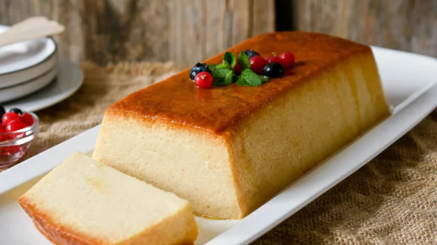 Budín de pan casero ¡Económico y rápido!