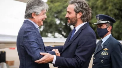 El presidente ecuatoriano Guillermo Lasso llegó al país