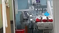 Baleado por la policía: espera por una cama de UTI