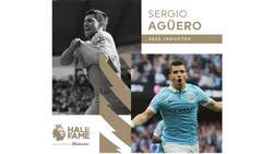 El Kun Agüero, al salón de la fama del fútbol inglés