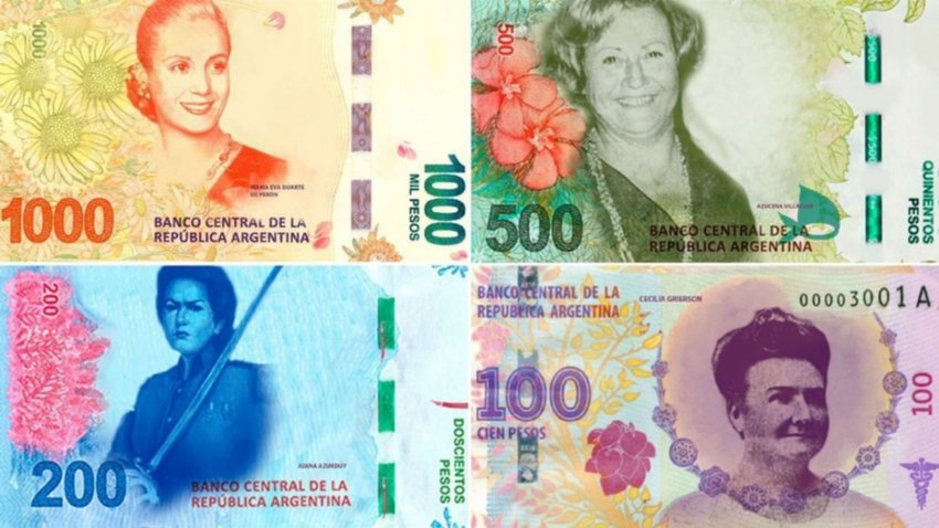 Se vienen los nuevos billetes con figuras feministas