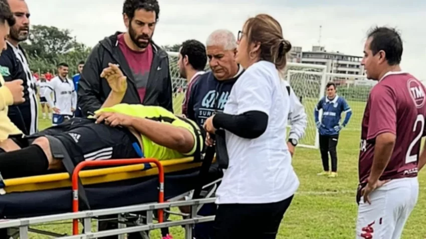 Locura en Tucumán: balearon a un árbitro en pleno partido